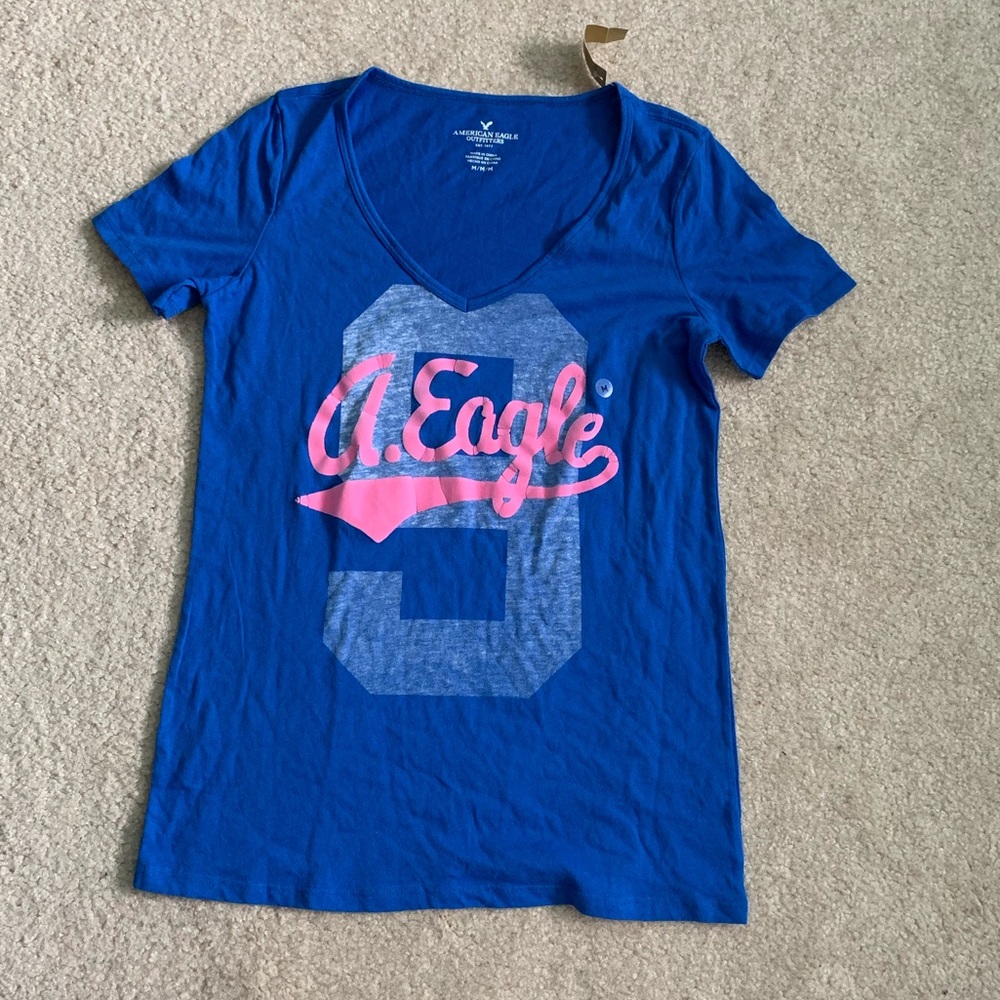 Blue American eagle outfitters shirt